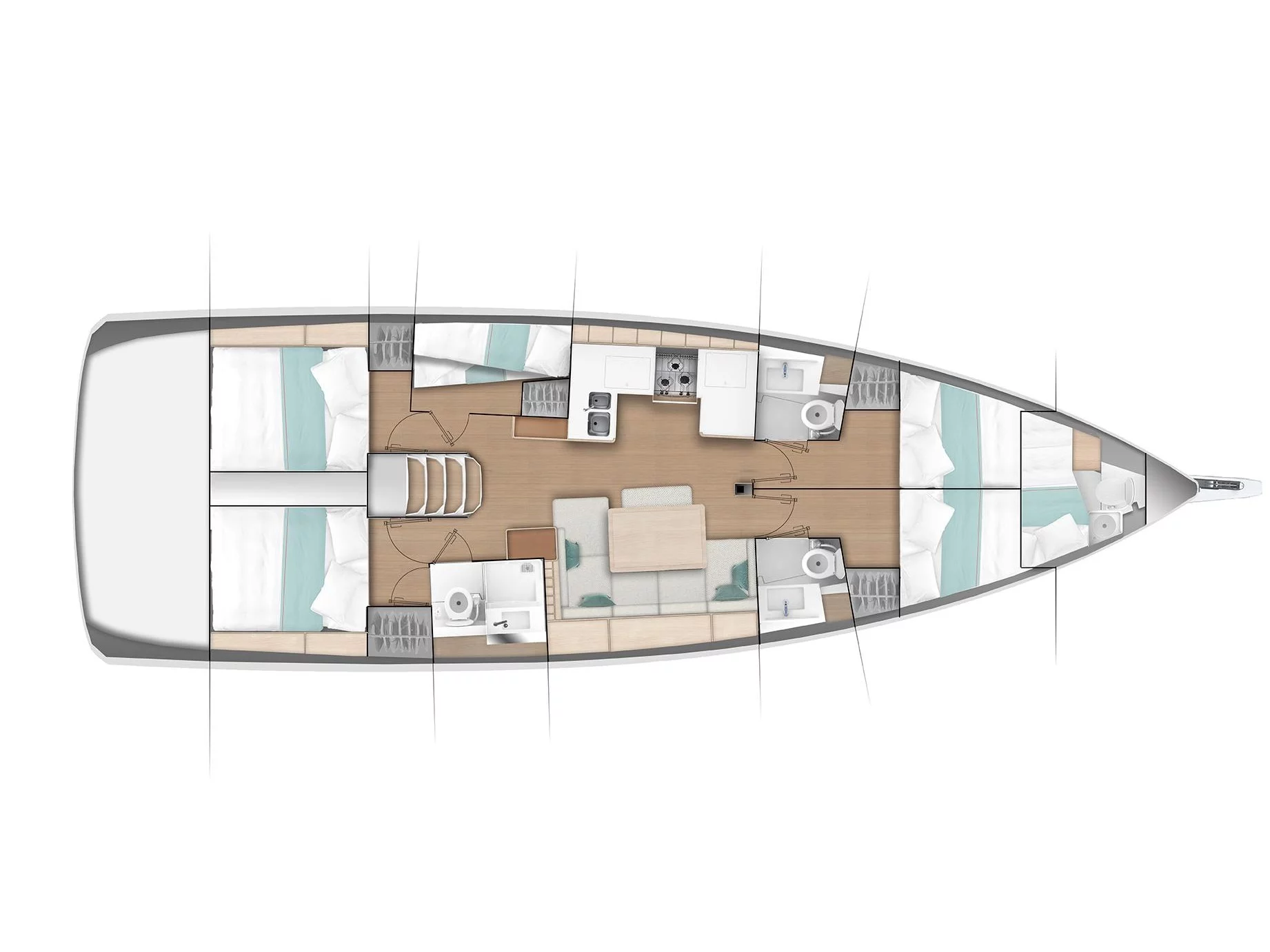 Sun Odyssey 490 (ATHINA) Plan image - 6
