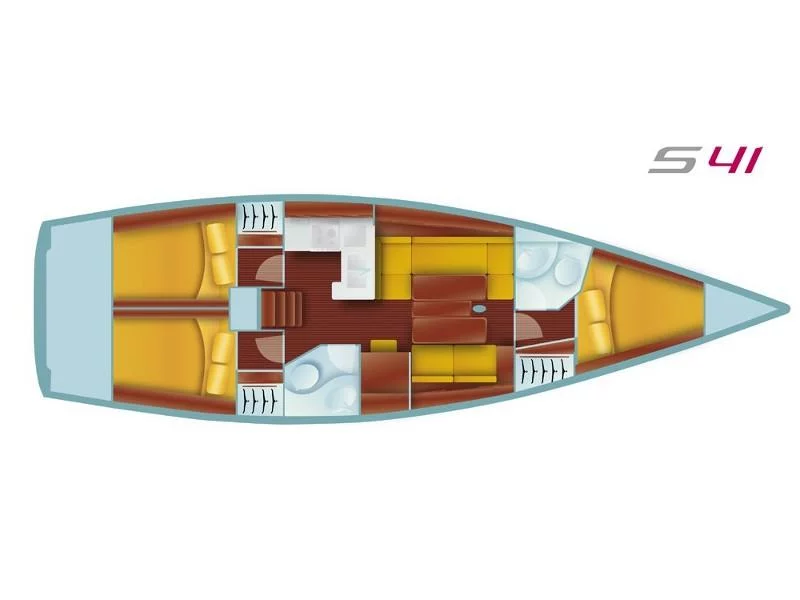 Salona 41 Performance (FOXY FOX) Plan image - 1