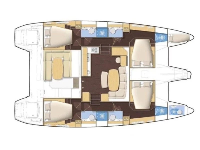 Lagoon 421 (Rain Dogs) Plan image - 71