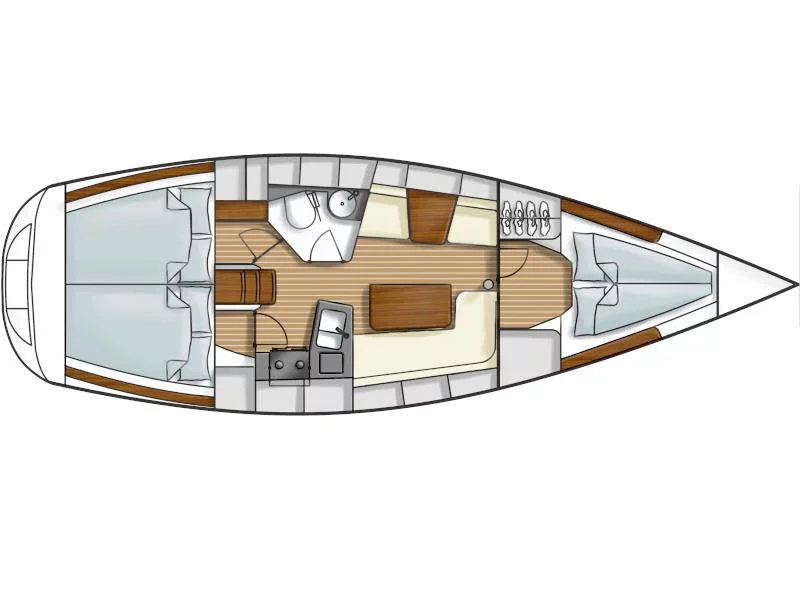 Hanse 342 (9 Muses) Plan image - 4