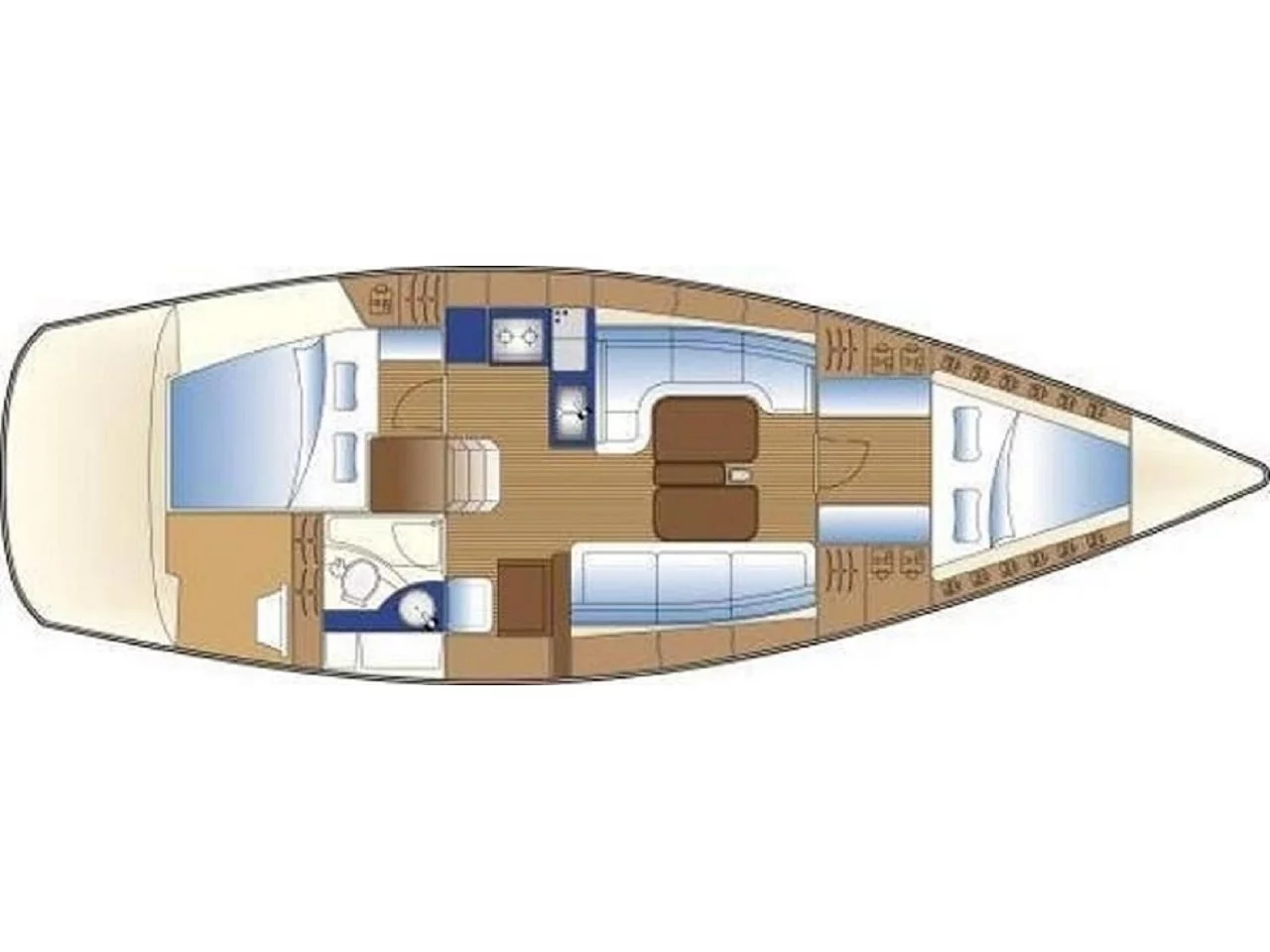 Bavaria 38 Match (Gipsy) Plan image - 2