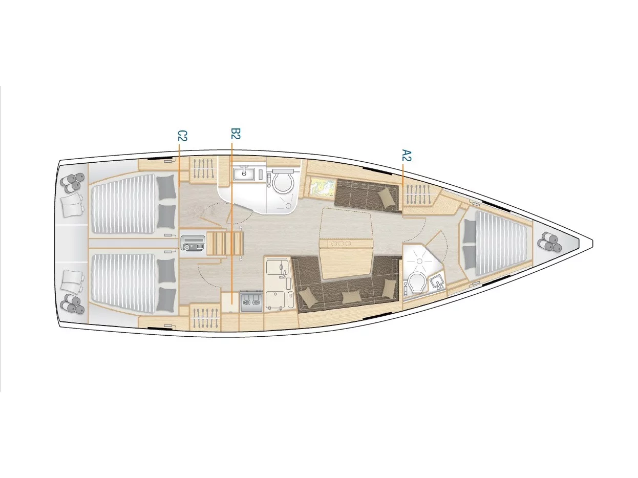 HANSE 418 BT (EVA) Plan image - 15