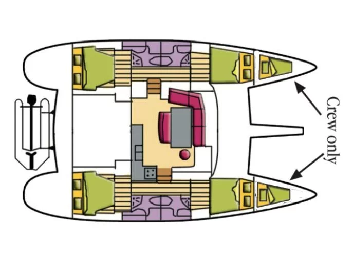 Lagoon 440 (Isis) Plan image - 4