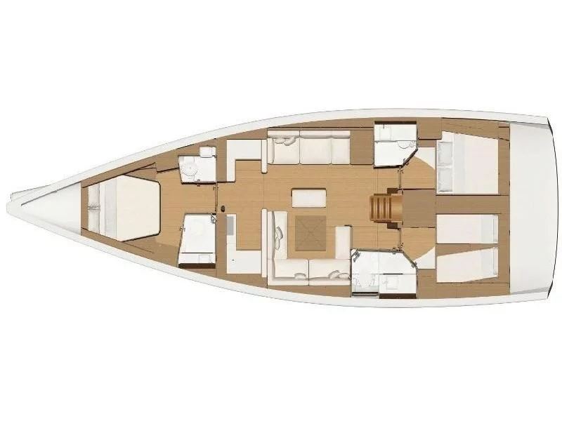 Dufour 520 Grand Large (La Esperanza) Plan image - 4