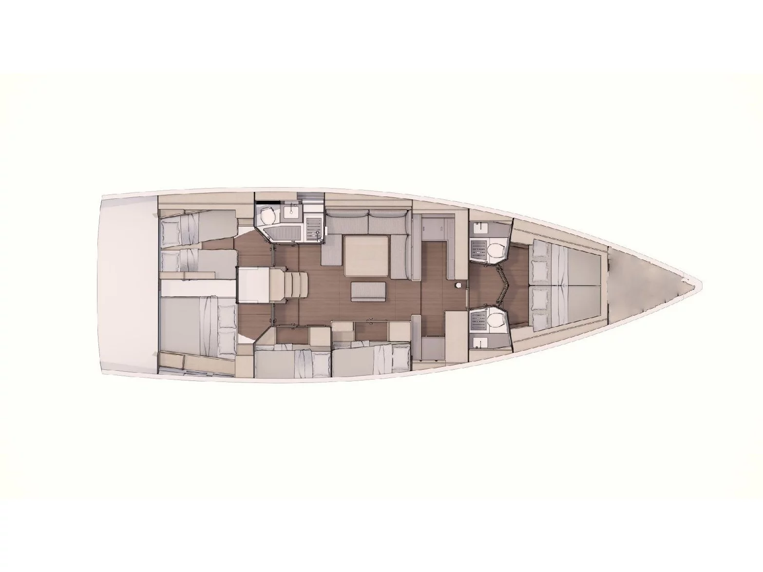 Dufour 530 (SONJA) Plan image - 17