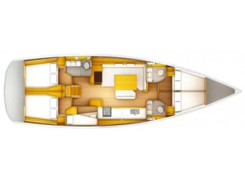 Sun Odyssey 519 (Alboran Grappa (Majorca)) Plan image - 2