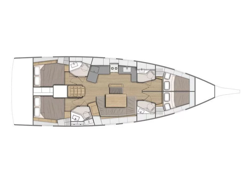 Oceanis 46.1 (DARIA & ENGARA) Plan image - 7