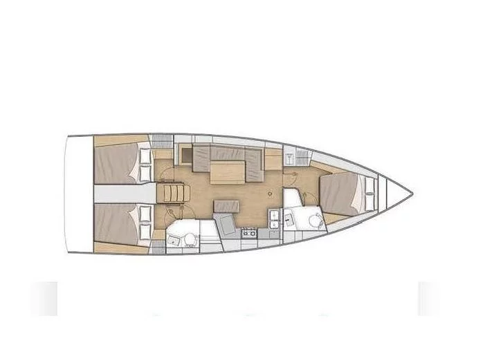 Oceanis 40.1 (Narkissos) Plan image - 11