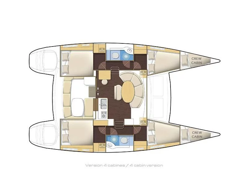 Lagoon 380 (Bellevue) Interior image - 16
