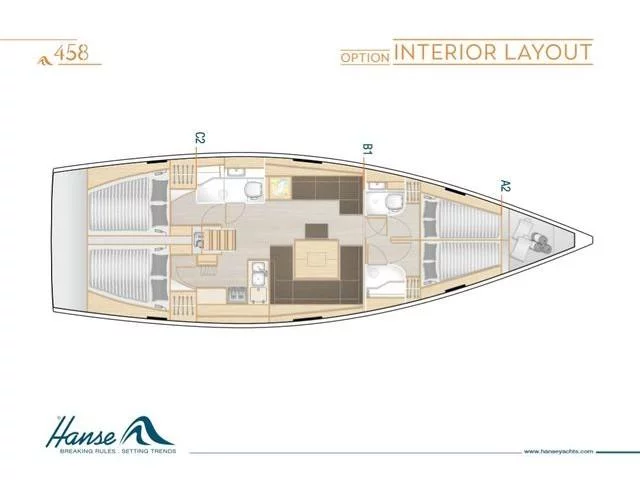 Hanse 458 (Eclipse) Plan image - 3