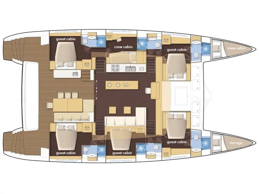 Lagoon 620 (ADRIATIC LION) Plan image - 23