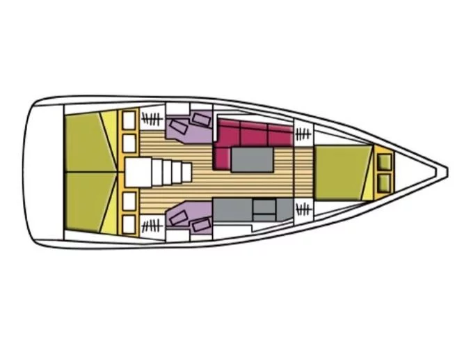 Oceanis 38.1 (Zosma) Plan image - 12