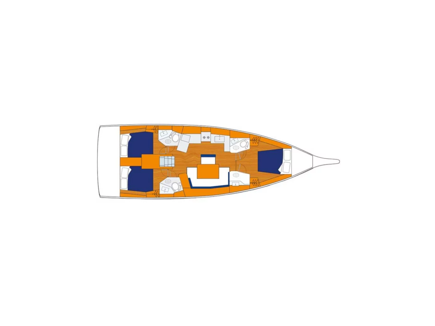 Oceanis 46 () Plan image - 16