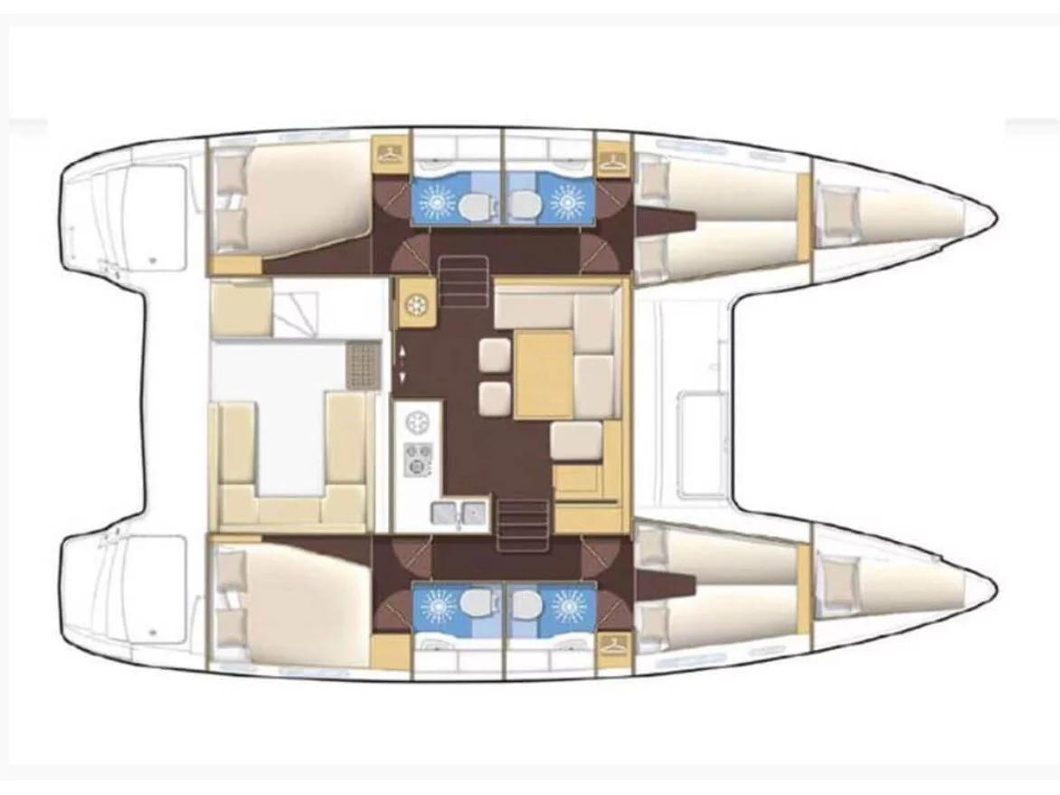 Lagoon 400 S2 (Suncity 2) Plan image - 10