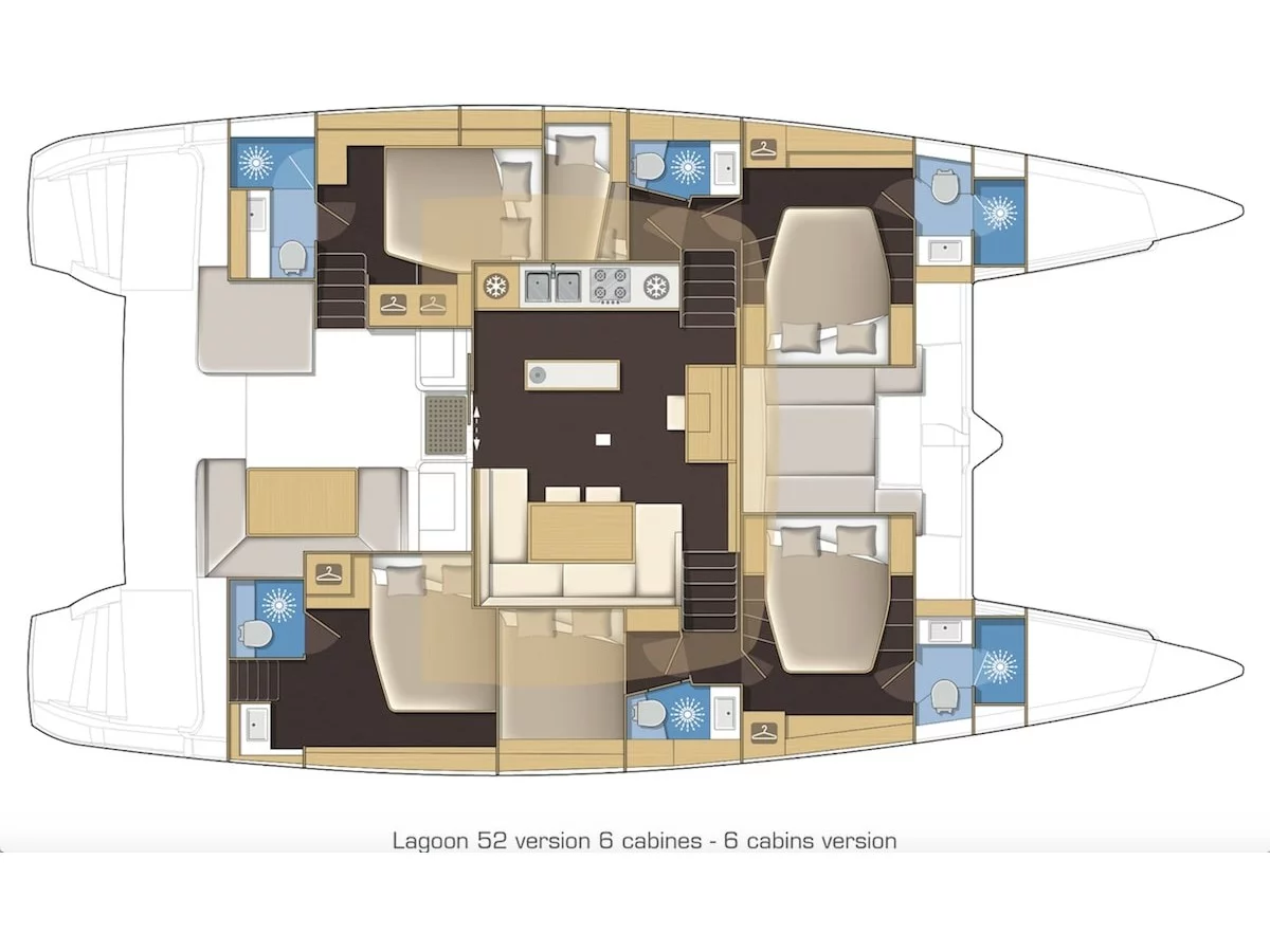 Lagoon 52F (Neptuno) Plan image - 48