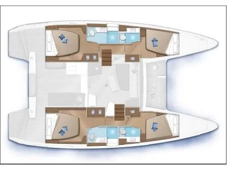 Lagoon 42 (Blue Eyes (WM, Inverter, Fans)) Plan image - 26