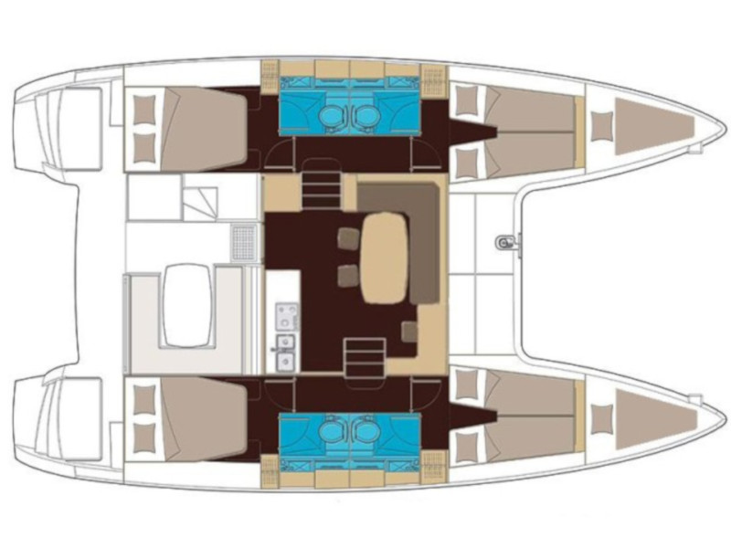 Photo #3 - Lagoon 400 S2 (Adorable - Standard line) en Portorosa - 16199