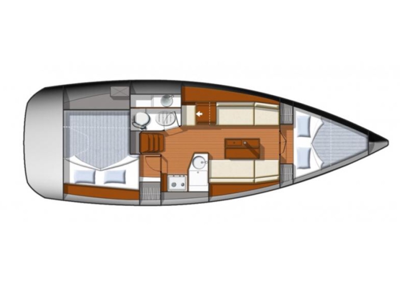 Photo #8 - Sun Odyssey 33i (Aqua) in Koh Chang - 8458