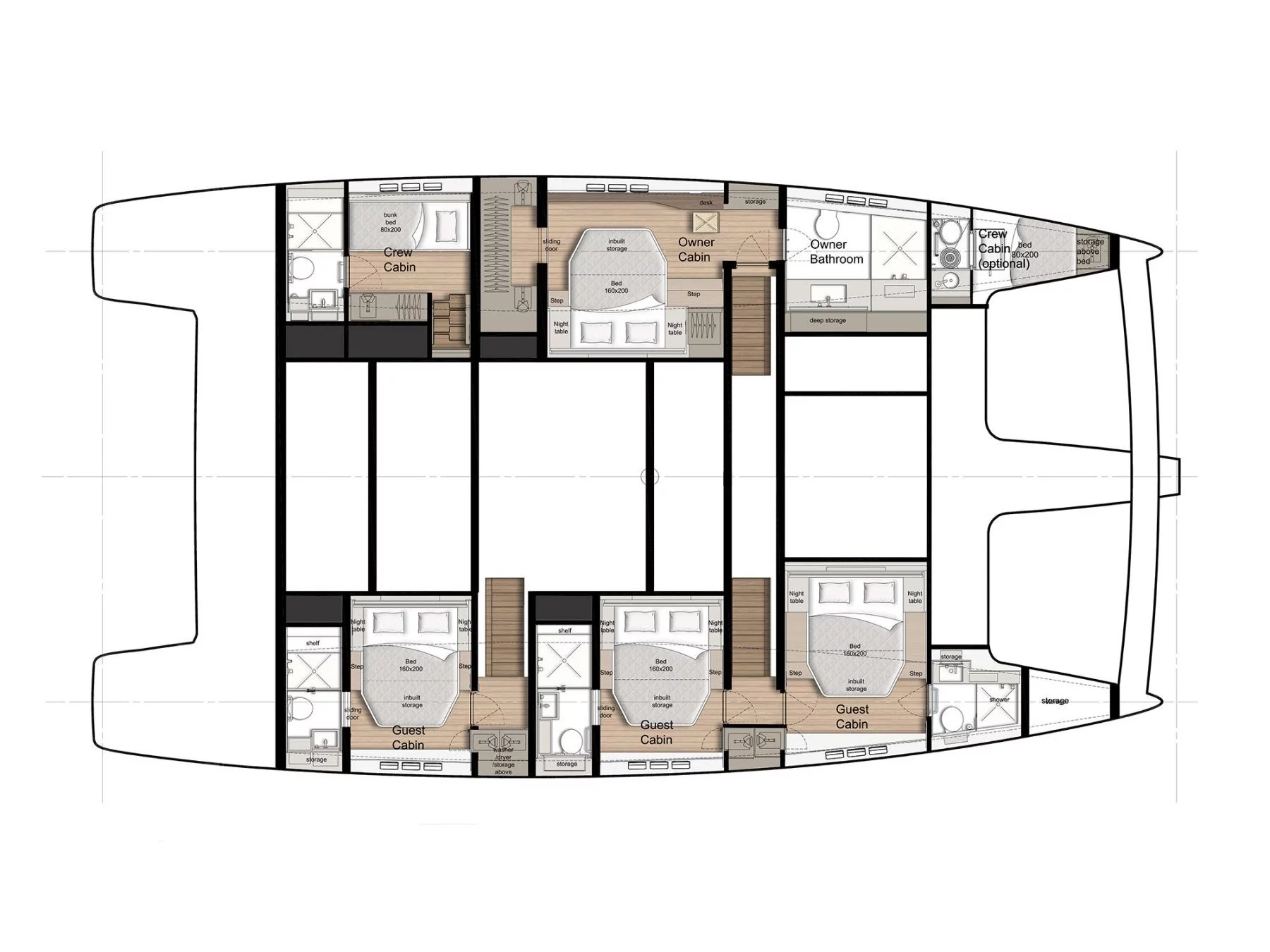 Sunreef 60 (SINATA) Plan image - 18
