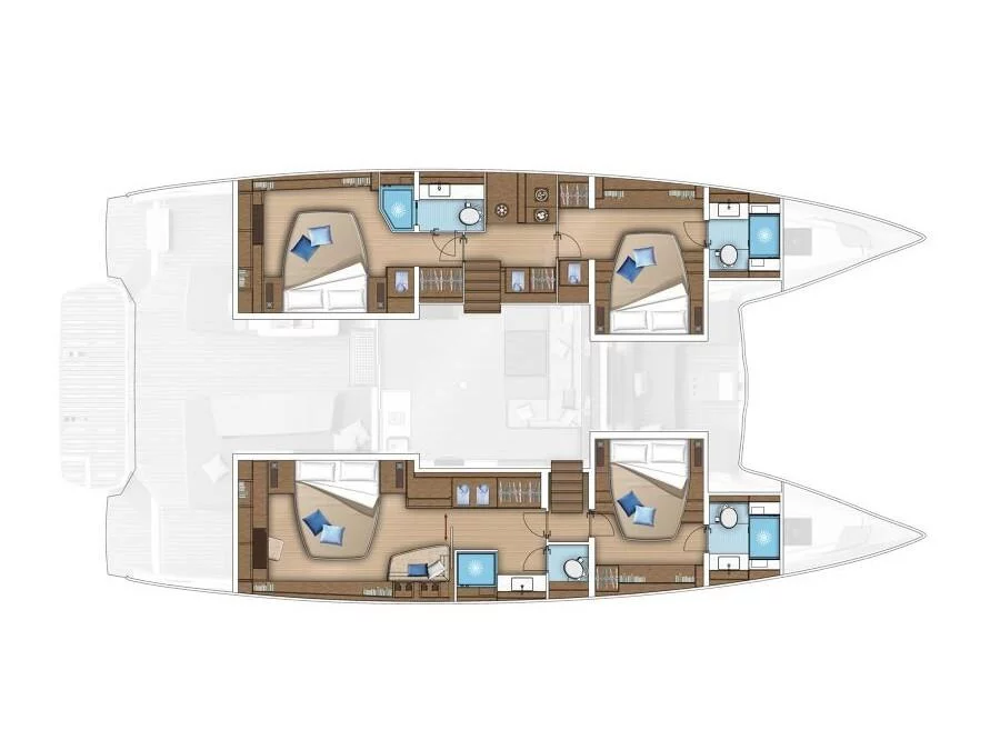 Lagoon 55 (SAILUXE - Vega) Plan image - 14