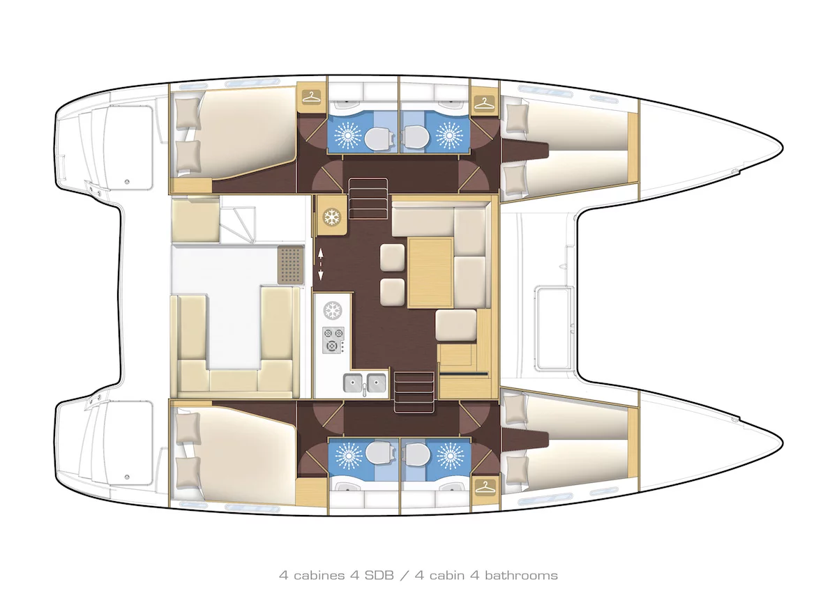 Lagoon 400 S2 (Second Wind)  - 7