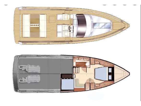 Fjord 38 Express (38 Yaloou Fun) Plan image - 3