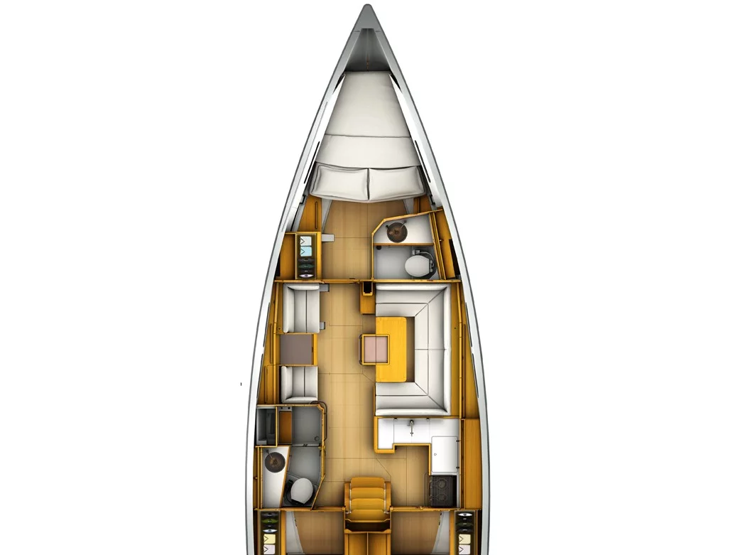 Sun Odyssey 419 (Kiss Kiss) Plan image - 9