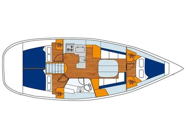Oceanis 373 (Liberte) Plan image - 11