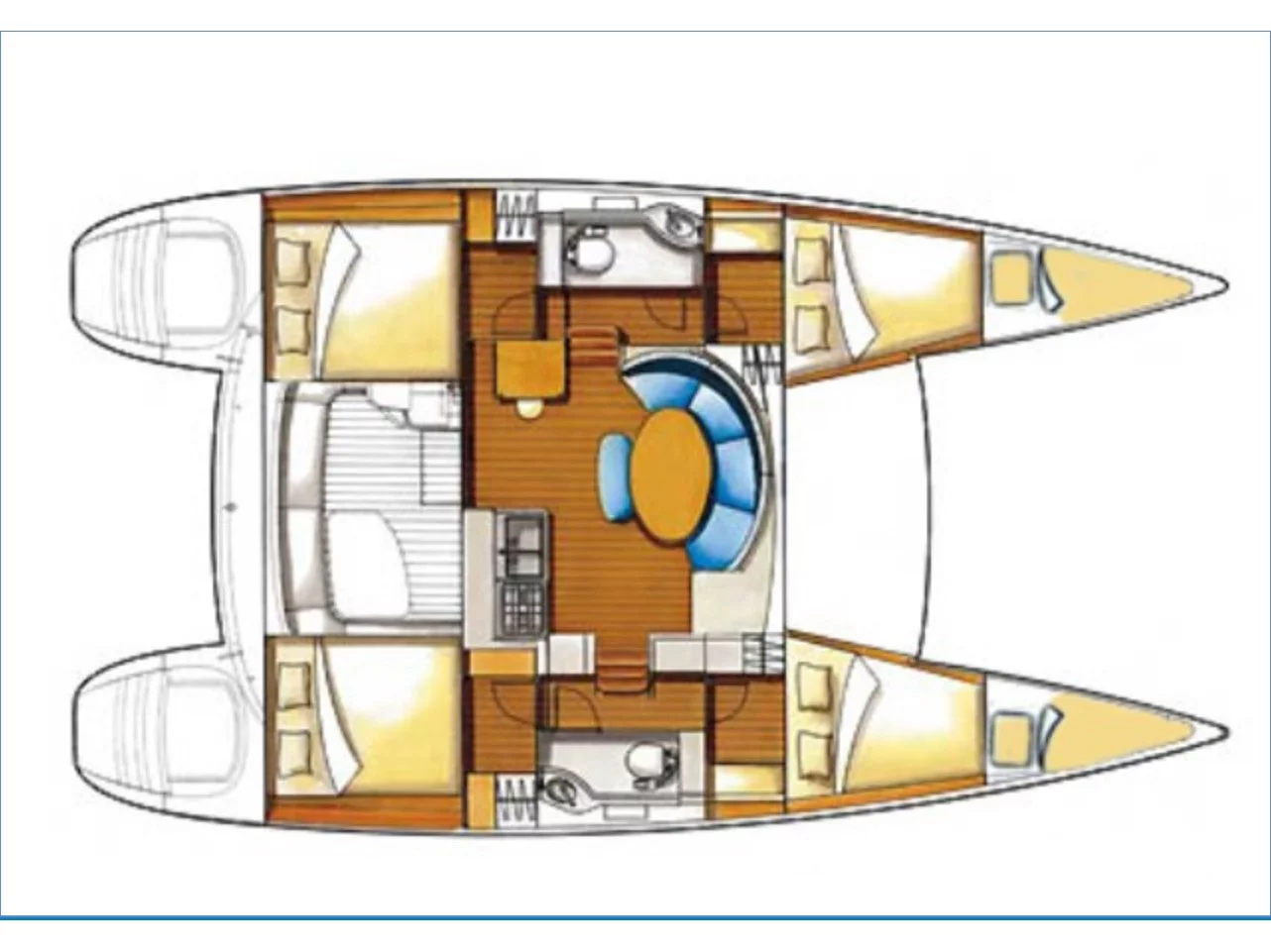 Lagoon 380 (Suncity 1) Plan image - 3