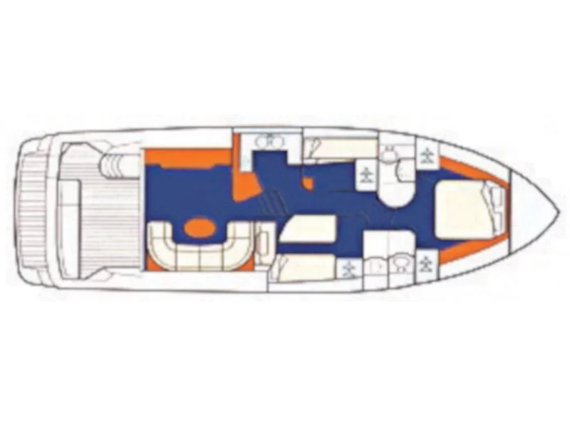 Princess 480 (Carpe Diem) Plan image - 16