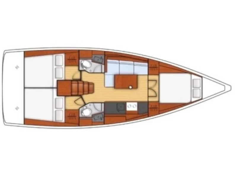 Oceanis 38.1 (Eleven) Plan image - 16