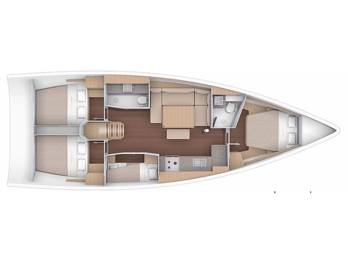 Dufour 430 GL (Tahiri) Plan image - 7