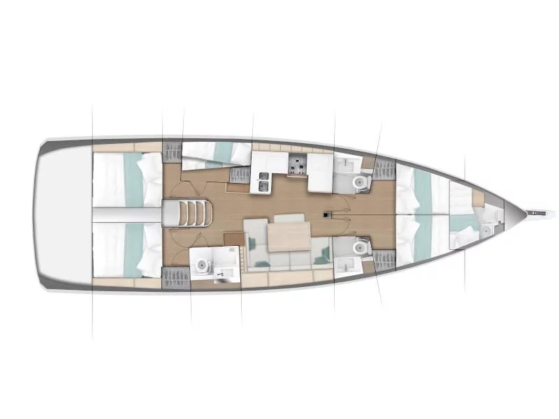 Sun Odyssey 490 (DONAR) Plan image - 9