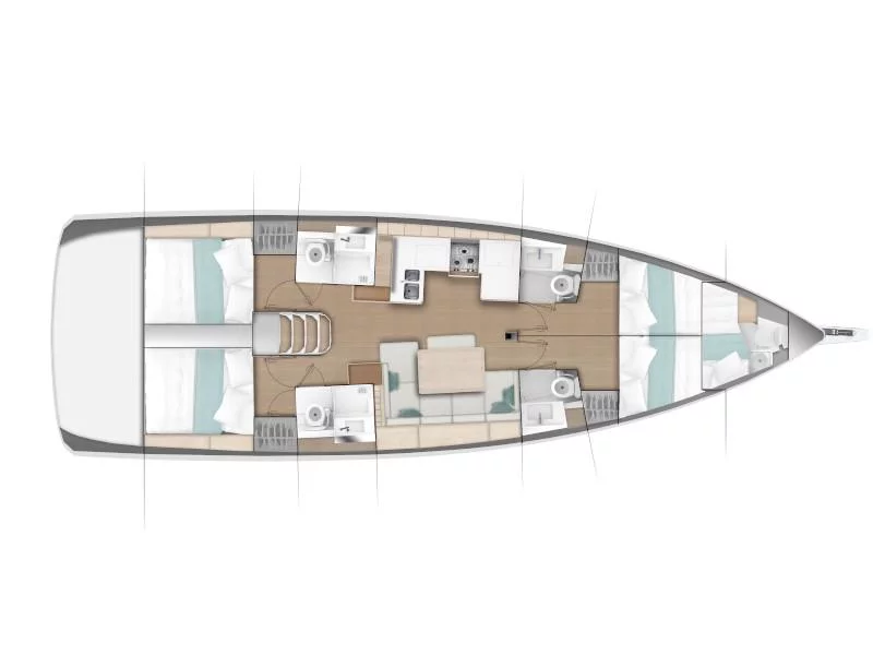 Sun Odyssey 490 (BALDUR) Plan image - 8
