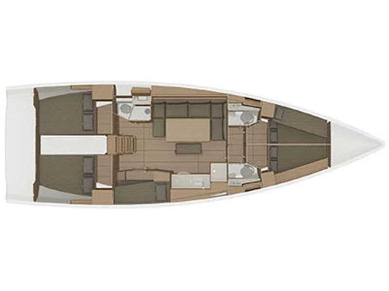 Dufour 460 (ELTHEOLE II) Plan image - 2