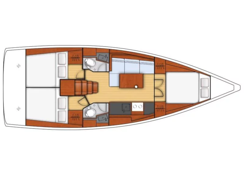 Oceanis 38.1 (Foxy) Plan image - 7