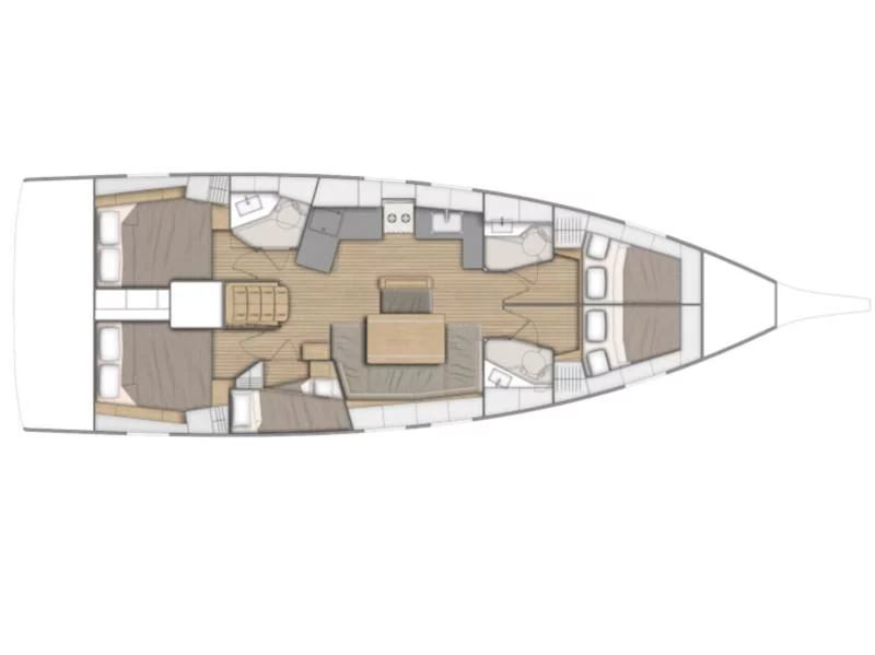 Oceanis 46.1 (Sara) Plan image - 3