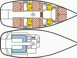 Dufour Atoll 6 (The Big One) Plan image - 14