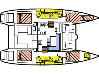 Lagoon 450 SporTop (Belle) Plan image - 11