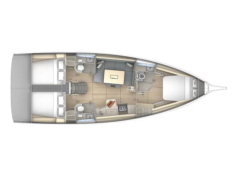 Dufour 41 GL (MOMA) Plan image - 9