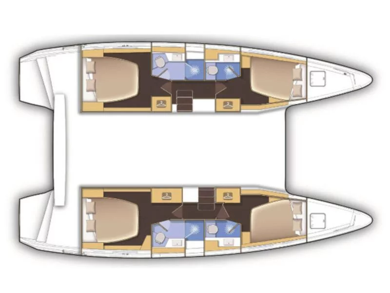 Lagoon 42 (Chamotte) Plan image - 2