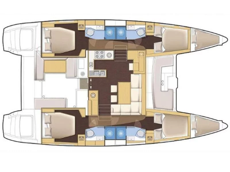 Lagoon 450F (Lalouche) Plan image - 9