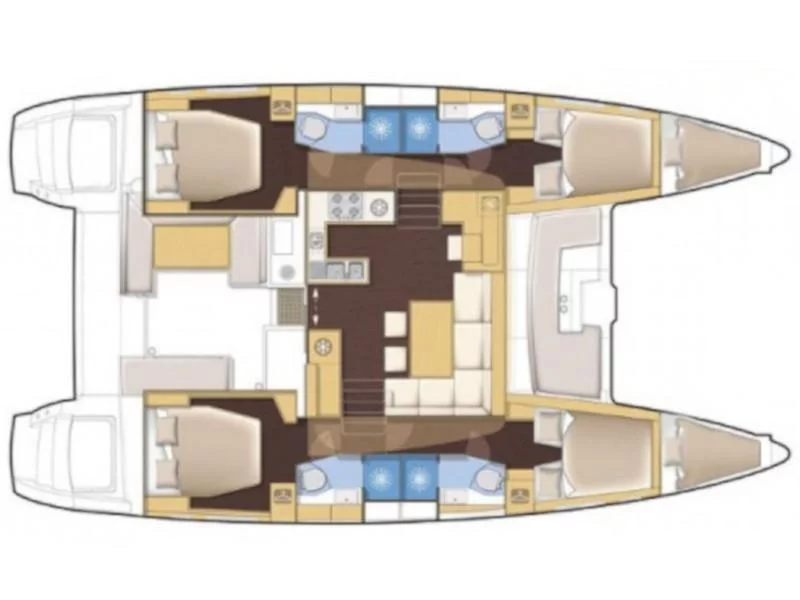 Lagoon 450F (SoulMate) Plan image - 3