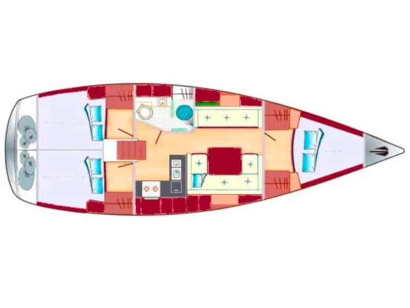 Hanse 370 (Scary Mary) Plan image - 3