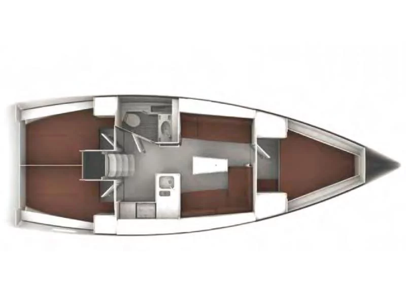 Bavaria Cruiser 37 (Blue Passion) Plan image - 3