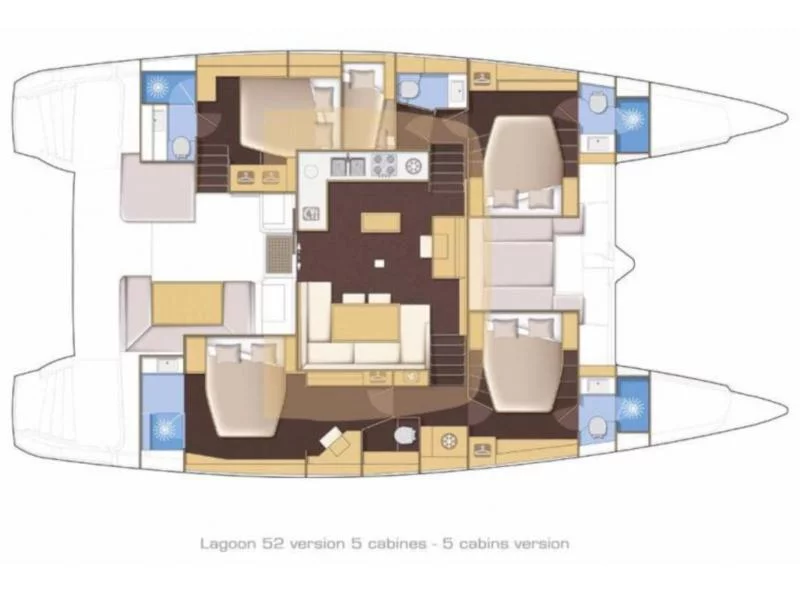 Lagoon 52 (Kepi) Plan image - 10