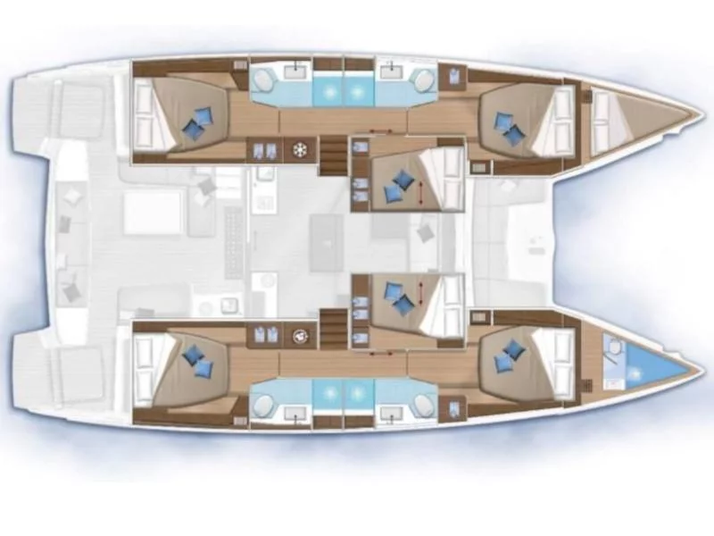 Lagoon 50 (Magnum Opus) Plan image - 10