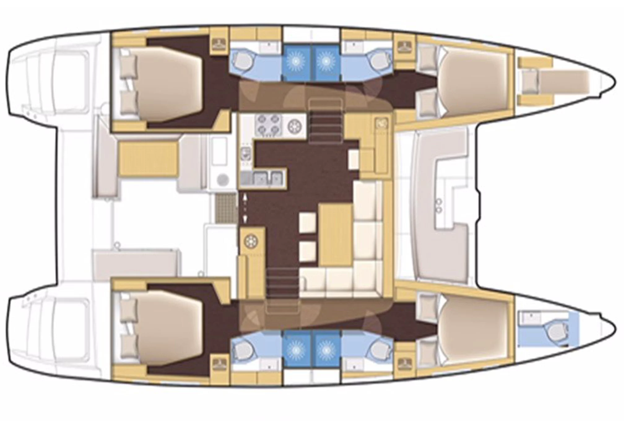 LAGOON 450 (LLUNA) Layout image - 21