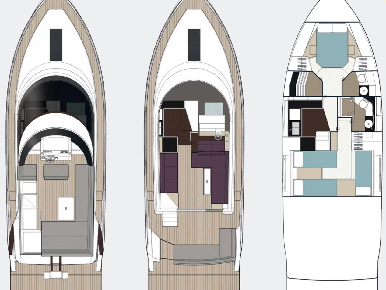 Sealine F450 (ESA 4) Plan image - 4