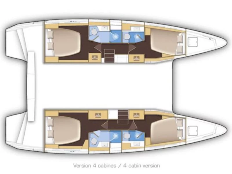 Lagoon 42 (Mares) Plan image - 4